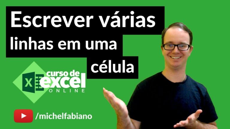 Dicas pr&aacute;ticas para escrever em c&eacute;lulas do Excel em duas linhas