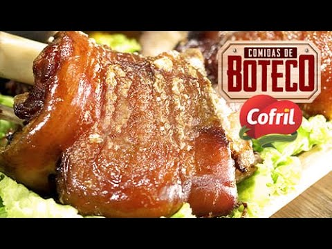 Delicioso joelho de porco defumado: receita assada no forno!