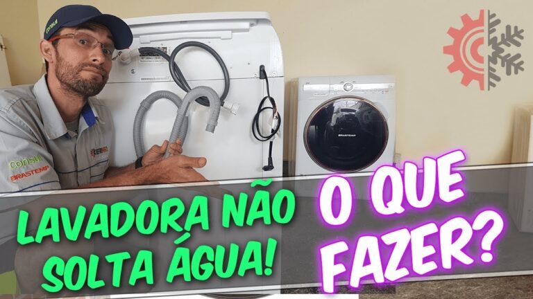 Problemas na máquina de lavar sem água: como resolver?