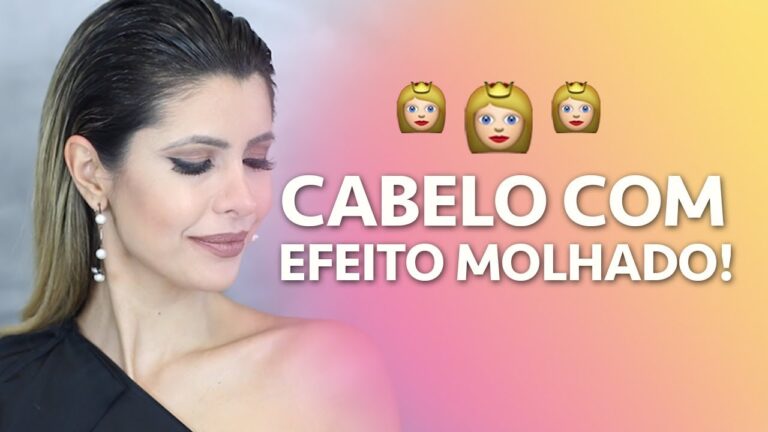 Estilo Sofisticado: Penteado com Gel para Tr&aacute;s Feminino