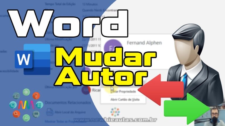 Desvendando o Mist&eacute;rio: Alterando o Nome do Autor no Word em 3 Passos Simples