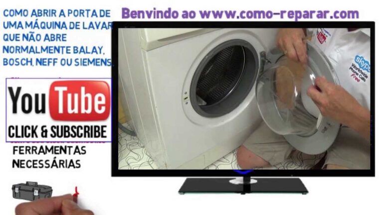 Desvendando o Mistério: Como Abrir Máquina de Lavar Roupa em 3 Passos Simples