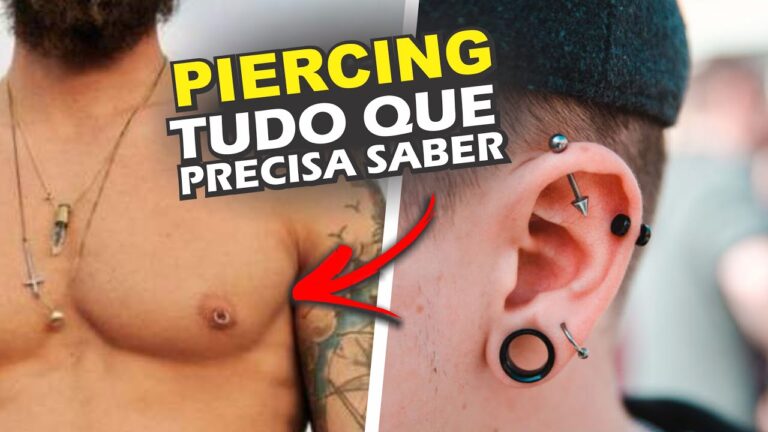 Tendência masculina: o piercing helix na orelha está em alta!