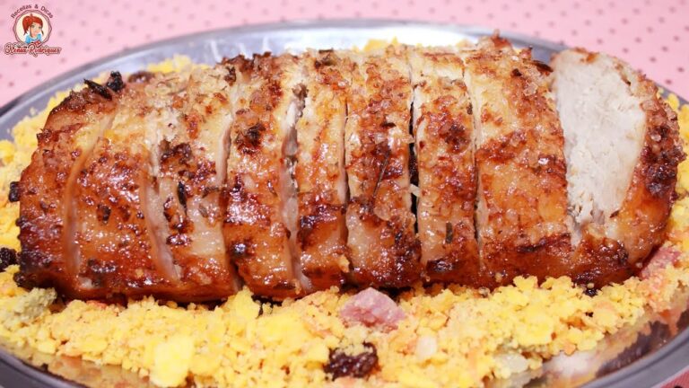 Delicioso lombo de porco assado no forno elétrico: uma receita irresistível!