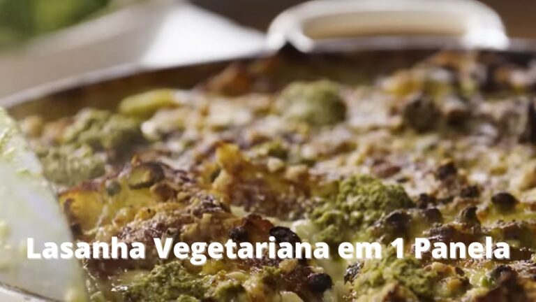 Lasanha Vegana: Deliciosas receitas de Jamie Oliver para incluir mais vegetais na sua alimentação!
