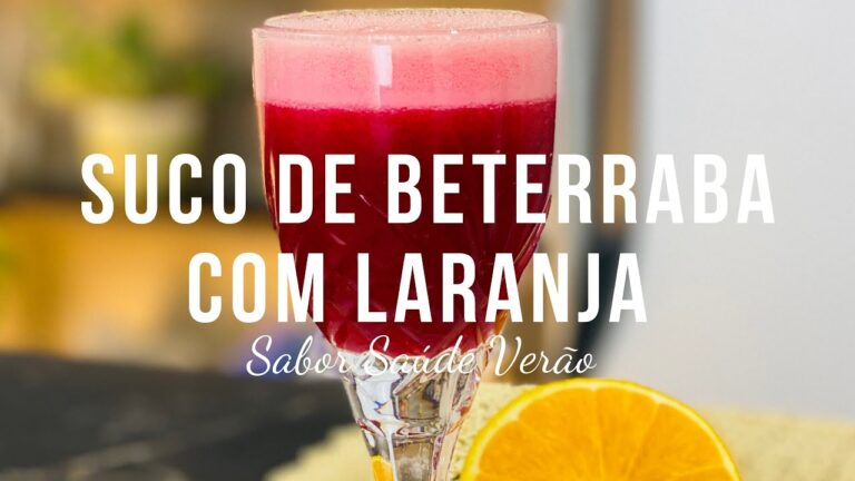Suco de beterraba com laranja para beb&ecirc;: uma receita saud&aacute;vel e saborosa