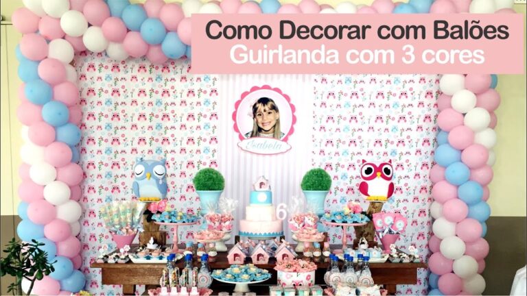 Encante com Bal&otilde;es: Dicas para uma Decora&ccedil;&atilde;o Criativa