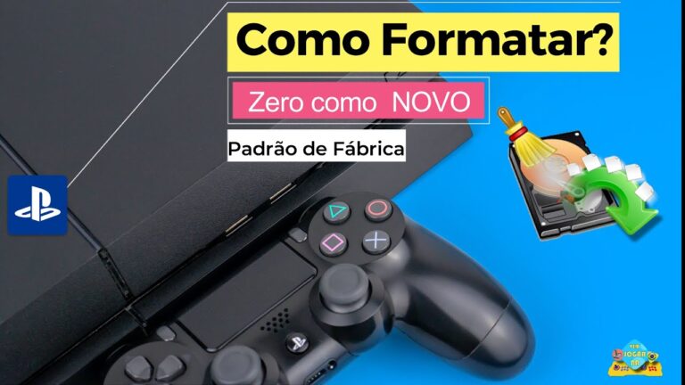 Restaurando PS4 de f&aacute;brica: O guia completo para recuperar seu console
