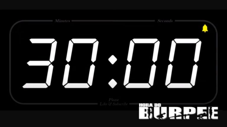 Como usar um cron&ocirc;metro de 30 minutos de forma eficiente