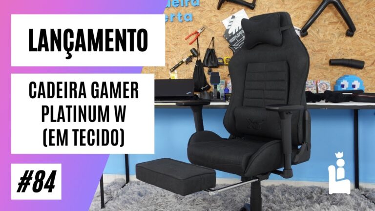 Cadeira XT Racer Platinum: Conforto e Estilo em um só lugar