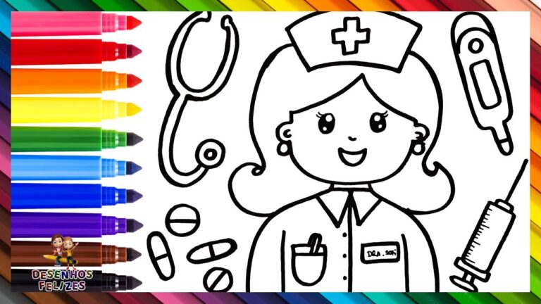 Livro de Colorir Médico: Terapia de Arte para Relaxamento