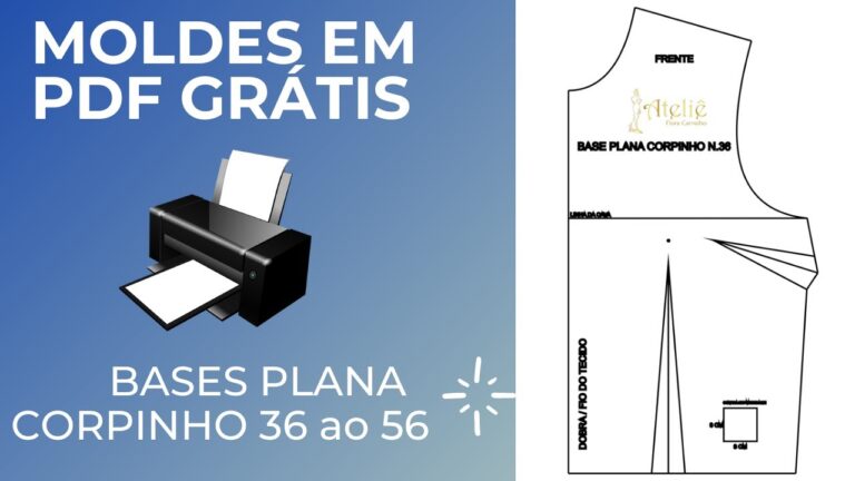 Moldes Plus Size Gr&aacute;tis: Imprima Agora!