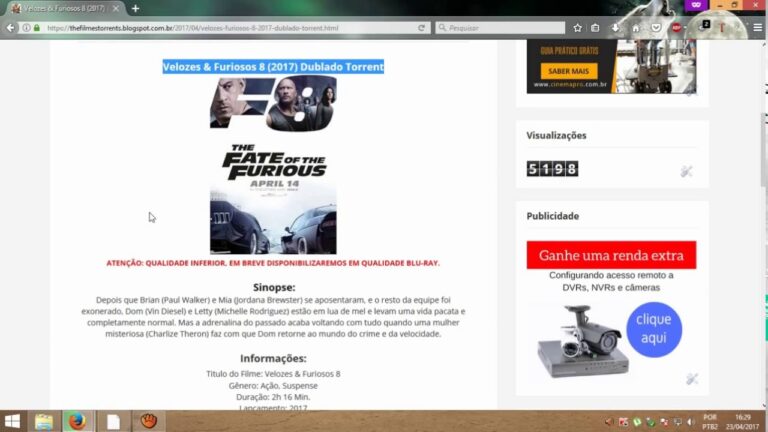 Velozes e Furiosos: Baixe o Utorrent e Assista Agora!