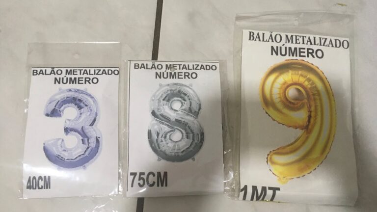 Guia de Tamanhos de Bal&atilde;o de N&uacute;mero