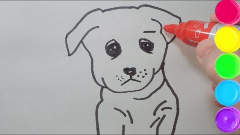 Desenhos de Cachorro Para Colorir: Diversão Garantida!