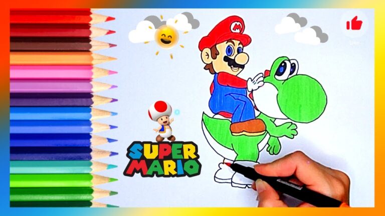 Desenhos do Super Mario para Colorir: Diversão Garantida!