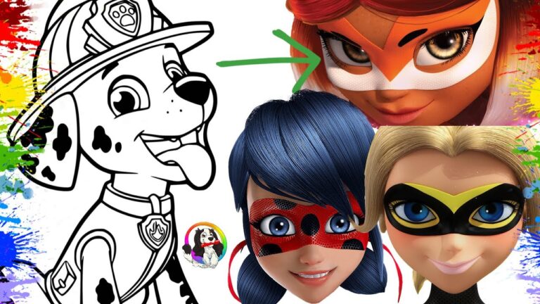 Desenhos da Patrulha Canina para Colorir e Imprimir