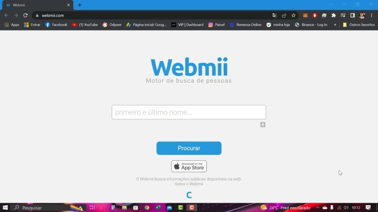 Localizar pessoas pelo nome completo usando o Webmii