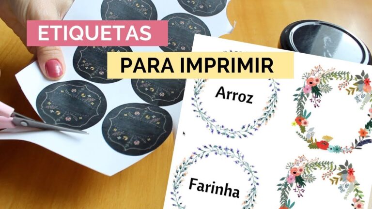 Etiquetas de Temperos para Imprimir: Organize sua cozinha com praticidade