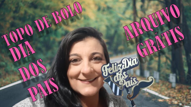 Topo de Bolo Feliz Dia dos Pais para Imprimir
