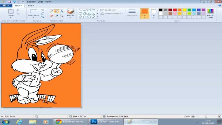 Desenhos para Colorir no Paint
