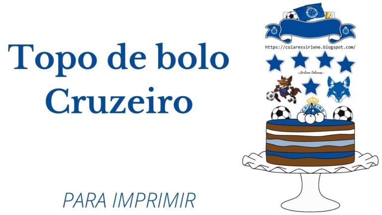 Topo de Bolo Masculino Azul: Impress&otilde;es Que Encantam
