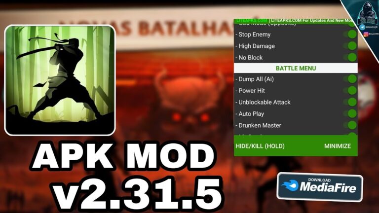Shadow Fight 2: Dinheiro Infinito e Nível Máximo