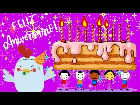 Anivers&aacute;rio feliz: Surpreenda com gifs de flores