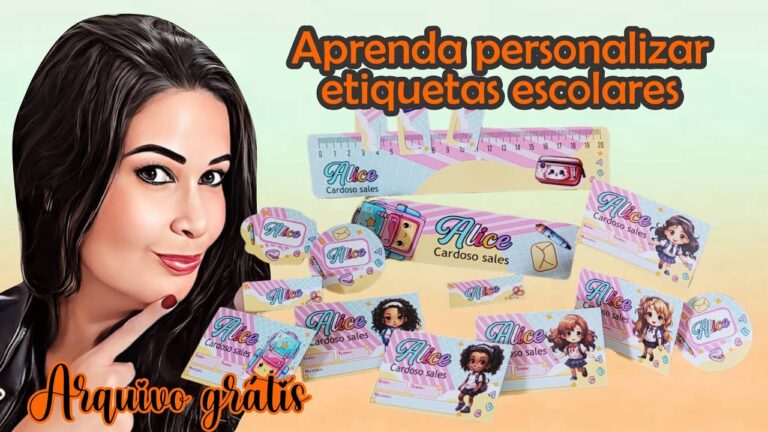 Etiquetas para Volta &agrave;s Aulas: Modelos para Imprimir