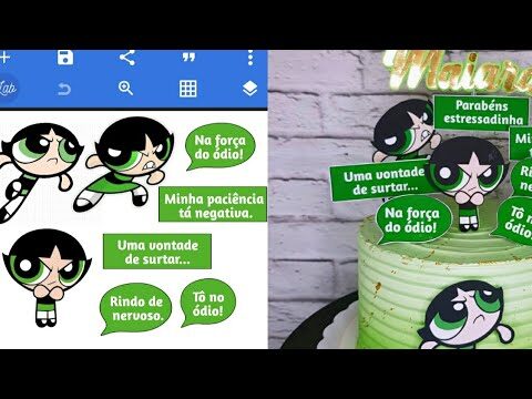Topo de Bolo Super Poderosas: Ideias para Imprimir