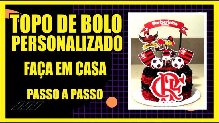 Topo de Bolo do Flamengo: Edi&ccedil;&atilde;o Exclusiva