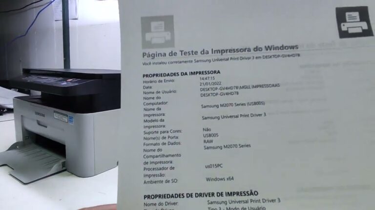Impressora Samsung M2070W: Guia para Instalar e Configurar o Wi-Fi