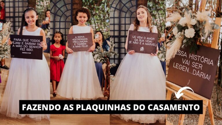 Placa de entrada ideal para o seu casamento