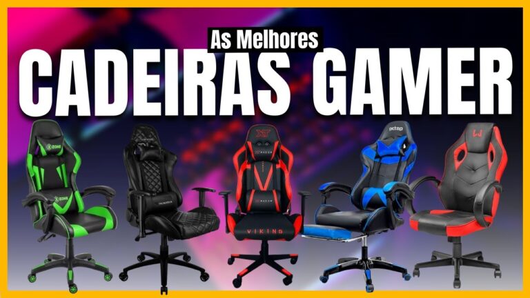 Melhores cadeiras gamer reforçadas: Conforto e resistência