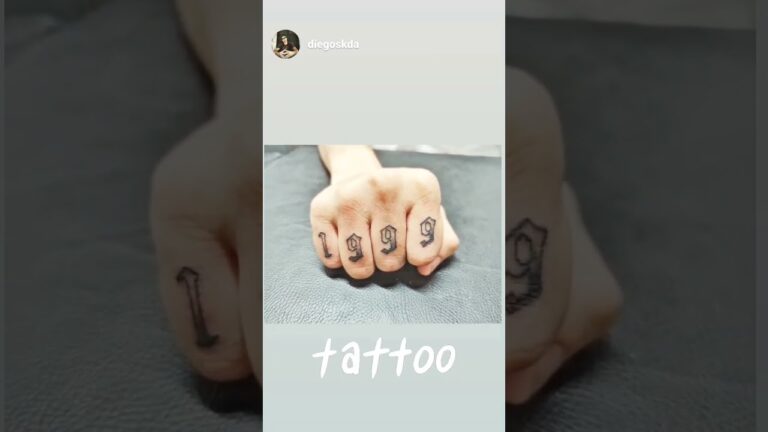 Tatuagem de Datas: Significados e Inspira&ccedil;&otilde;es